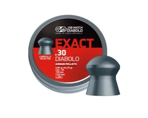 Пули для пневматики JSB Exact Diabolo 7.62мм 2.90гр (150шт)