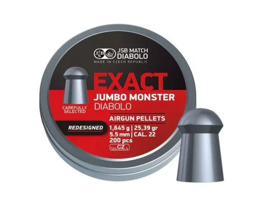 Пули для пневматики JSB Exact Jumbo Monster (Redesigned) 5.52мм 1.645гр. (200шт)