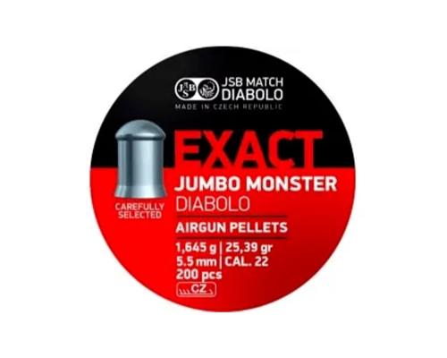 Пули для пневматики JSB Jumbo Monster 5.5мм 1.645гр (200шт)